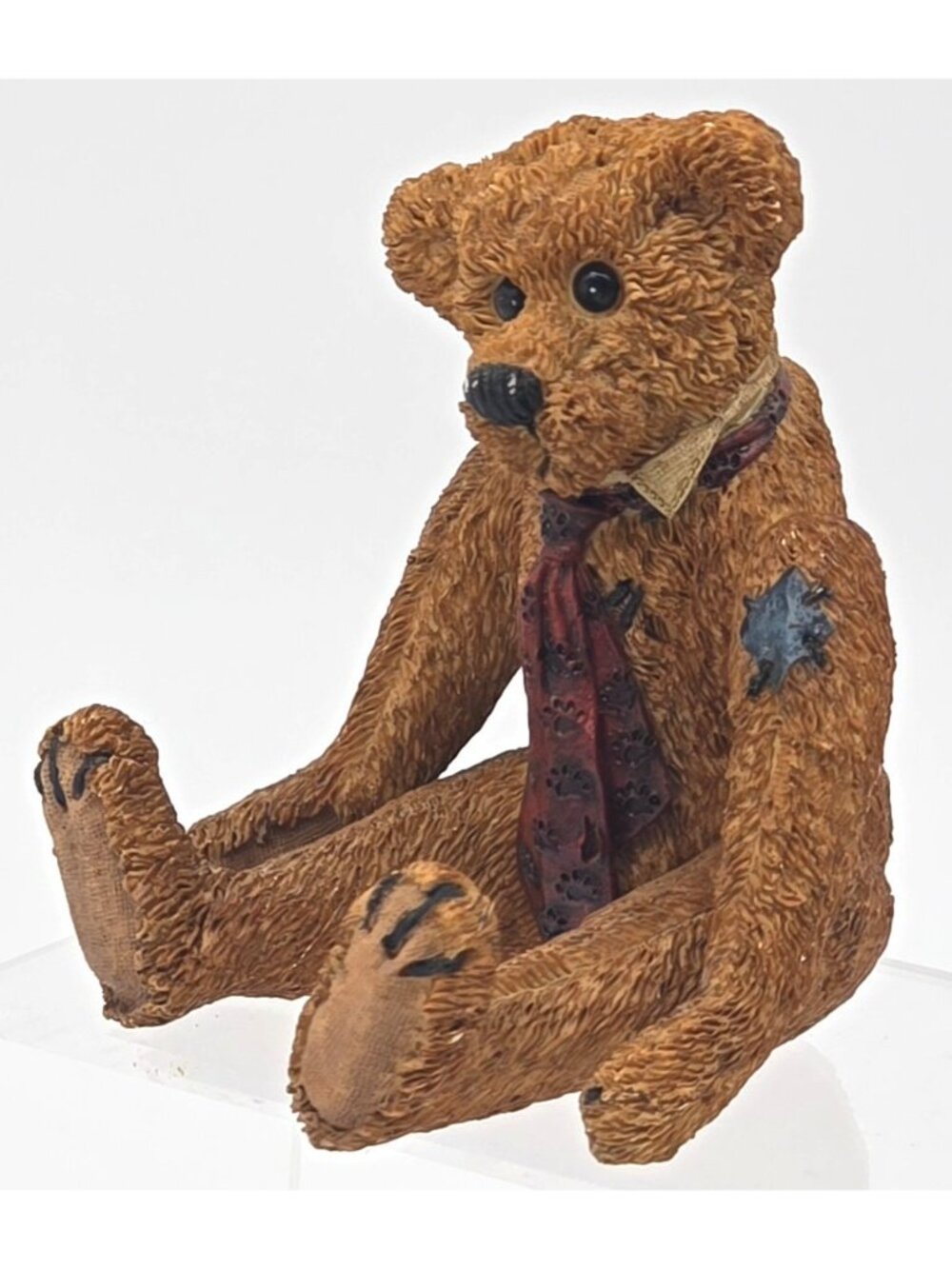 Boyds Bear "Gus" Griszberg #3200 Figurine True Blue Shoe Box Bear Resin 5.725" - Picture 4 of 10